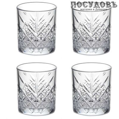 Pasabahce Timeless 52810B, стакан низкий 205 мл, стекло упрочненное, в упаковке 4 шт.