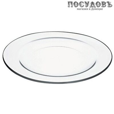 Pasabahce Invitation 10328SLB тарелка обеденная, Ø260 мм, стекло упрочненное, Россия 1 шт.