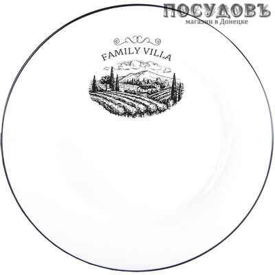 Коралл Family villa YXD06/18 тарелка десертная 180 мм без упаковки 1 шт.