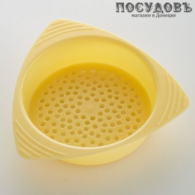 Alpenkok АК-14Р сито-крышка, Ø140 мм, полипропилен, цвет желтый, 1 шт.
