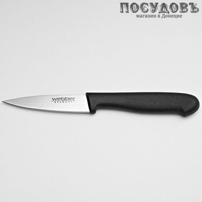 Webber Хозяюшка ВЕ-2251E нож овощной, лезвие сталь нержавеющая 89 мм, на блистере 1 шт.