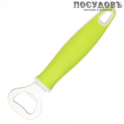 Webber Eco Line ВЕ-5221, открывалка для бутылок, сталь нержавеющая, пластиковая прорезиненная ручка 1 шт.