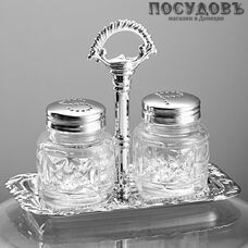 Забава РК-7010 набор для специй, стекло, хромированый металл, в упаковке 3 пр.