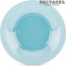 Luminarc Factory P3624 тарелка глубокая, стекло упрочненное, цвет голубой, Ø215 мм, Франция 1 шт.
