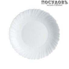 Luminarc Feston 11365 тарелка обеденная, стекло упрочненное, цвет белый, Ø270 мм, Франция 1 шт.