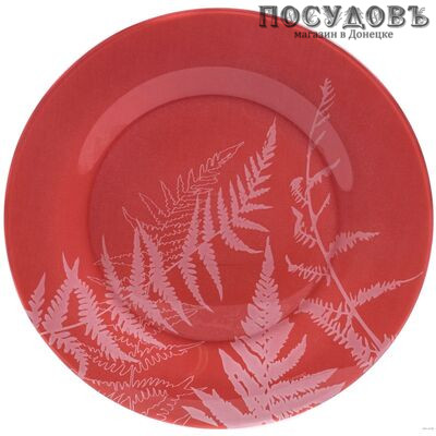 Luminarc Filicaria Rouge P3058 тарелка десертная, Ø195 мм, стекло упрочненное, Франция 1 шт.