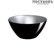 Luminarc Flashy Breakfast P2238 салатник, стекло упрочненное, цвет черный, Ø130 мм, 500 мл, Франция 1 шт.
