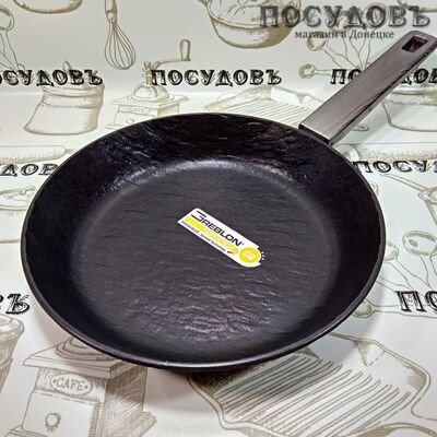 Maestro Rock Stone MR-1204-24 сковорода Ø240×45 мм, алюминий литой, антипригарное покрытие Greblon C2+ (Германия)
