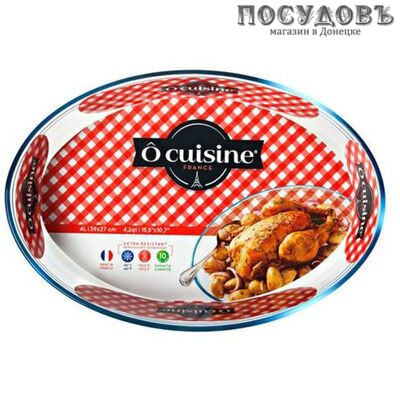 Pyrex 347BC00/1044 блюдо для запекания, стекло жаропрочное, 390×270 мм