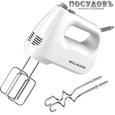 WillMark WHM-6311 миксер ручной, 400 Вт, 6 скоростей, цвет белый WillMark WHM-6311 миксер ручной, 400 Вт, 6 скоростей, цвет белый