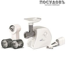 Ротор Альфа-Р ЭМШ35/250-3 мясорубка электрическая с насадками 1500 Вт, 0,58 кг/мин, цвет белый