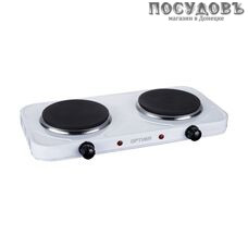 WillMark НS-210W плита электрическая, 2-конфорочная, 2000 Вт, цвет белый