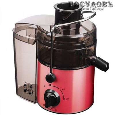 Scarlett DailyPress SC-JE50S19 соковыжималка электрическая, 800 Вт, красный