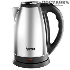Яромир ЯР-1056 зеркальный, электрочайник 2 000 Вт, 2 500 мл, корпус: сталь нержавеющая, гарантия 1 год