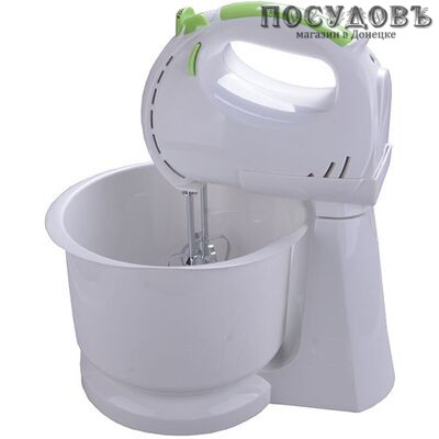 Maestro MR-551 миксер с чашей 2,5 л, 150 Вт, 7 скоростей, цвет белый