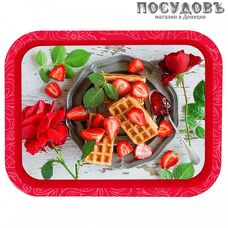 РФЖУ Сладости 258-01096 поднос, жесть пищевая, 330×260 мм, микс