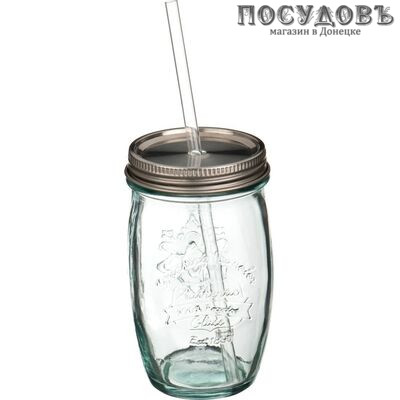 Agness 600-699, банка для смузи 450 мл, материал стекло 3 пр.
