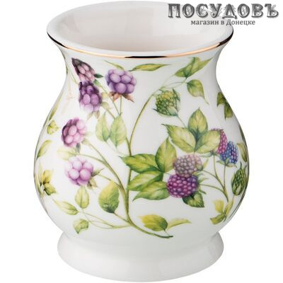 Lefard Гармония 275-1138 подставка для столовых приборов, Ø85×100 мм, фарфор, белый с рисунком, в упаковке 1 шт.