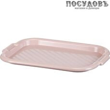М-пластика М 1110 поднос, полипропилен, 390×270×25 мм, чайная роза