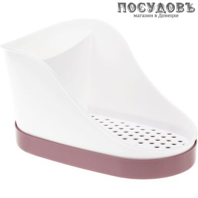 М-пластика М 1148 подставка для моющих средств, полипропилен, цвет ягодный