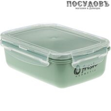 М-пластика Fresh М 1422 контейнер с герметичной крышкой, полипропилен, 180×130×65 мм, 800 мл, цвет фисташковый