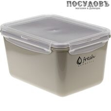 М-пластика Fresh М 1425 контейнер с крышкой, полипропилен, 210×155×115 мм, 2300 мл, капучино