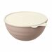 Phibo Wave 4312968 миска с крышкой, полипропилен, 2,8 л, Ø245×105 мм, голубой, розовый