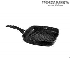 Горница сг265аг сковорода-гриль Ø260×50 мм, алюминий литой, гранитное антипригарное покрытие Pfluon
