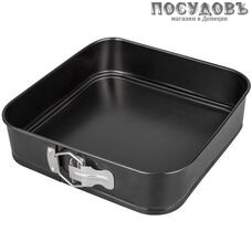 KING Hoff KH-1539 разъемная форма, сталь углеродистая, антипригарное покрытие, 240×240×68 мм
