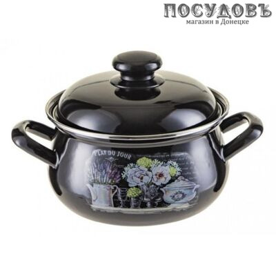 HITT Bistro С-4210АП2/8ДТ кастрюля с крышкой 2,0 л, сталь эмалированная