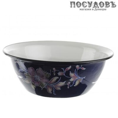 КМК Апрель 40315-143/5 миска, сталь эмалированная, 4,0 л, бостон с рисунком