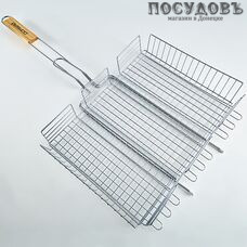 Webber Домбай-6/1, решетка-барбекю, сталь угреродистая хромированная, 410×300 мм 1 шт.