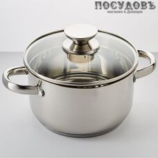 Webber BE-328/2 кастрюля с крышкой, сталь нержавеющая, 3,8 л, Ø200×115 мм, 2 пр.