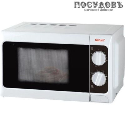 Saturn ST-MW8160 отдельностоящая микроволновая печь, 700 Вт, обычная (соло), 19 л, белая