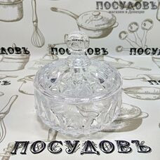 HD-SUG178 Сахарница стекло 10,5*11см в под упак HD-SUG178