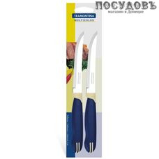 Tramontina Multicolor TR-23527/215 ножи для мяса, лезвие сталь нержавеющая AISI 420 127 мм, Бразилия, на блистере 2 шт.