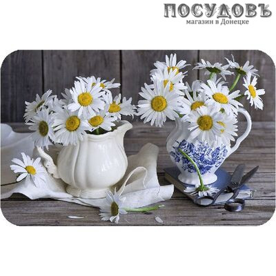 Пластмаркет Ромашки салфетка сервировочная, материал ПВХ 260×410 мм