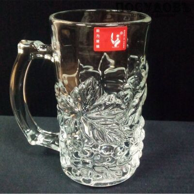 КНР ZB08-300 кружка пивная, 300 мл, стекло 1 шт.
