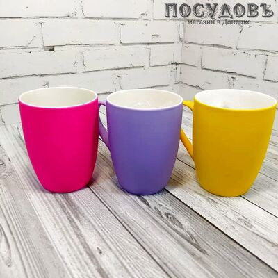 Rslee Silk Touch BPY170-G кружка, 340 мл, керамика, микс