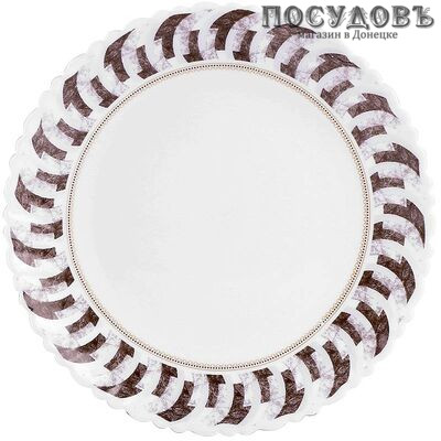 Коралл Londa BY23LHP95-3 тарелка обеденная, Ø240×25 мм, 400 мл, стеклокерамика