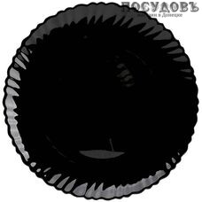 Коралл Nero Classico HY23LHP95 тарелка обеденная, Ø240×25 мм, стеклокерамика