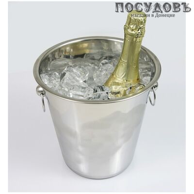 KING Hoff KH-1242 ведёрко для льда, Ø220×210 мм, сталь нержавеющая