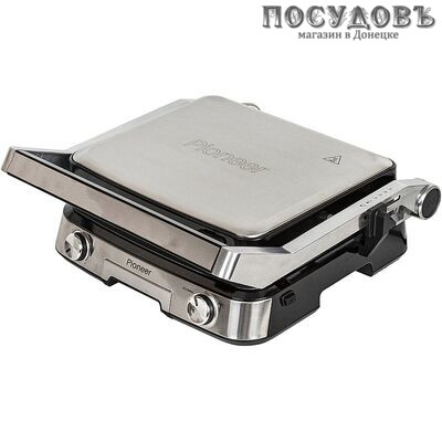 Pioneer GR1007E гриль электрический, 2000 Вт, цвет серебристый