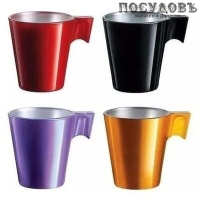 Luminarc Flashy Expresso J7270 набор кофейный, стекло упрочненное, Франция, в упаковке 4 шт.