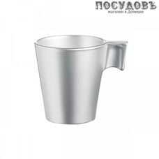 Luminarc Flashy Expresso L8172 чашка для эспрессо, 80 мл, стекло упрочненное, серебро, Франция