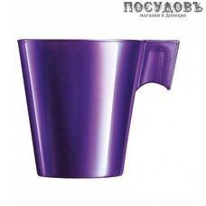 Luminarc Flashy Expresso J7268 чашка для эспрессо, 80 мл, стекло упрочненное, фиолетовый, Франция