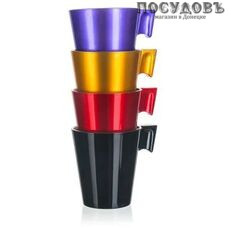 Luminarc Flashy Longo J7275 кружки в наборе, стекло упрочненное, Франция, в упаковке 4 шт.