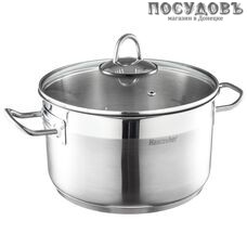 Hascevher 001-181 кастрюля объемом 6,3 л, сталь нержавеющая, Ø220 мм, многослойное дно, Турция