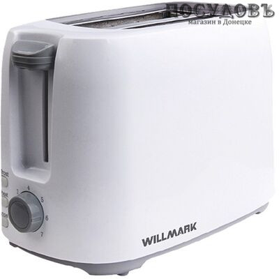 WillMark WTS-9613P тостер на 2 шт, 800 Вт, цвет белый