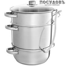 Webber ВЕ-06/2 соковарка кастрюля, две емкости, крышка 6,0 л, сталь нержавеющая